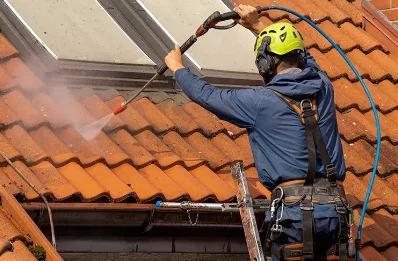 Démoussage et hydrofuge de toiture à Sartène